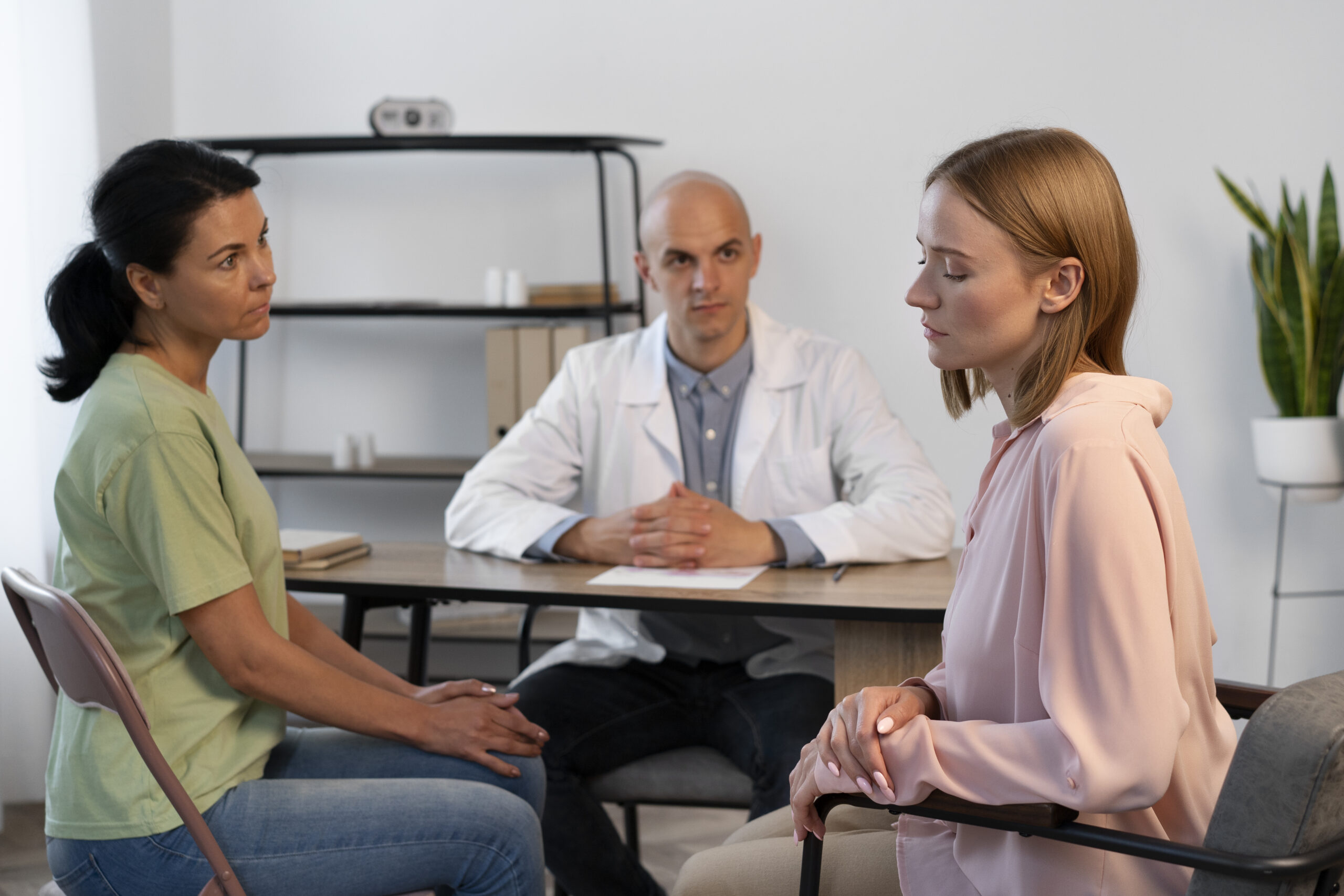 woman going through abortion process